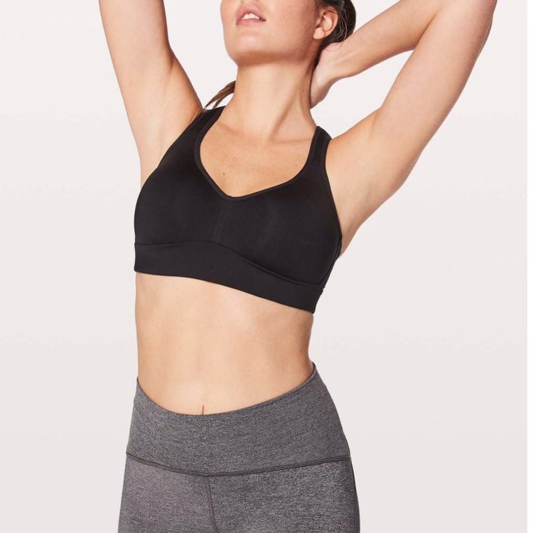 Lululemon Speed Up Bra Sz 8 In Black