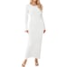 White maxi dress