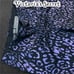 HTF Victoria’s Secret Purple Metallic leopard print Super Soft Leggings