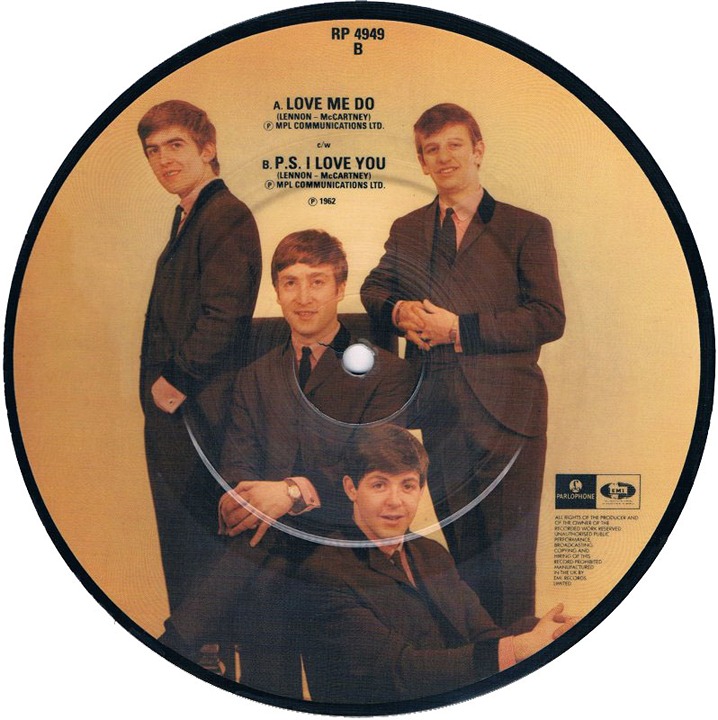 Beatles - Love Me Do/P. S. I Love You - (PICTURE DISC 45)