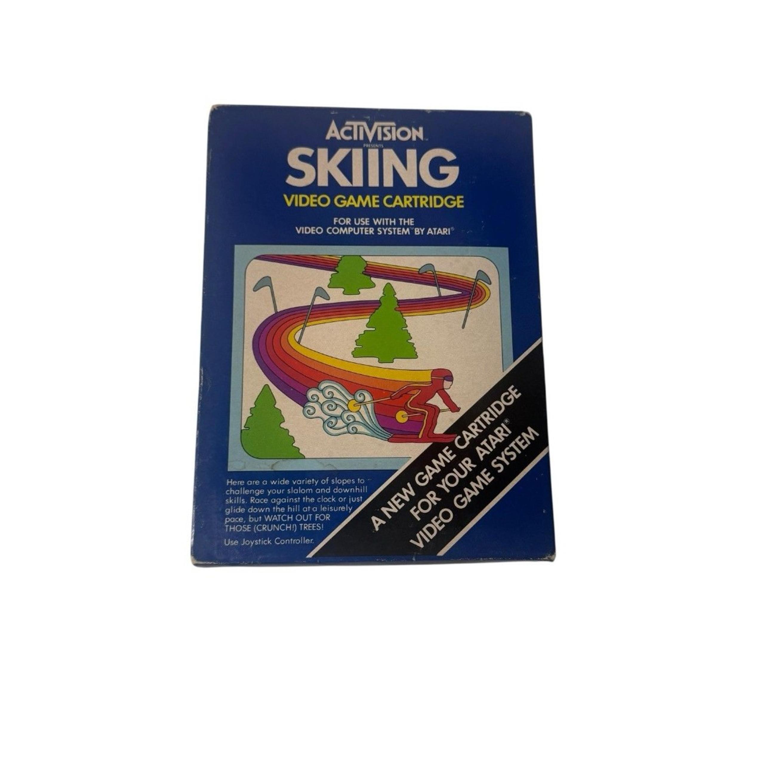 Skiing Atari 2600 Complete Vintage Activision Game Manual Box Original Complete