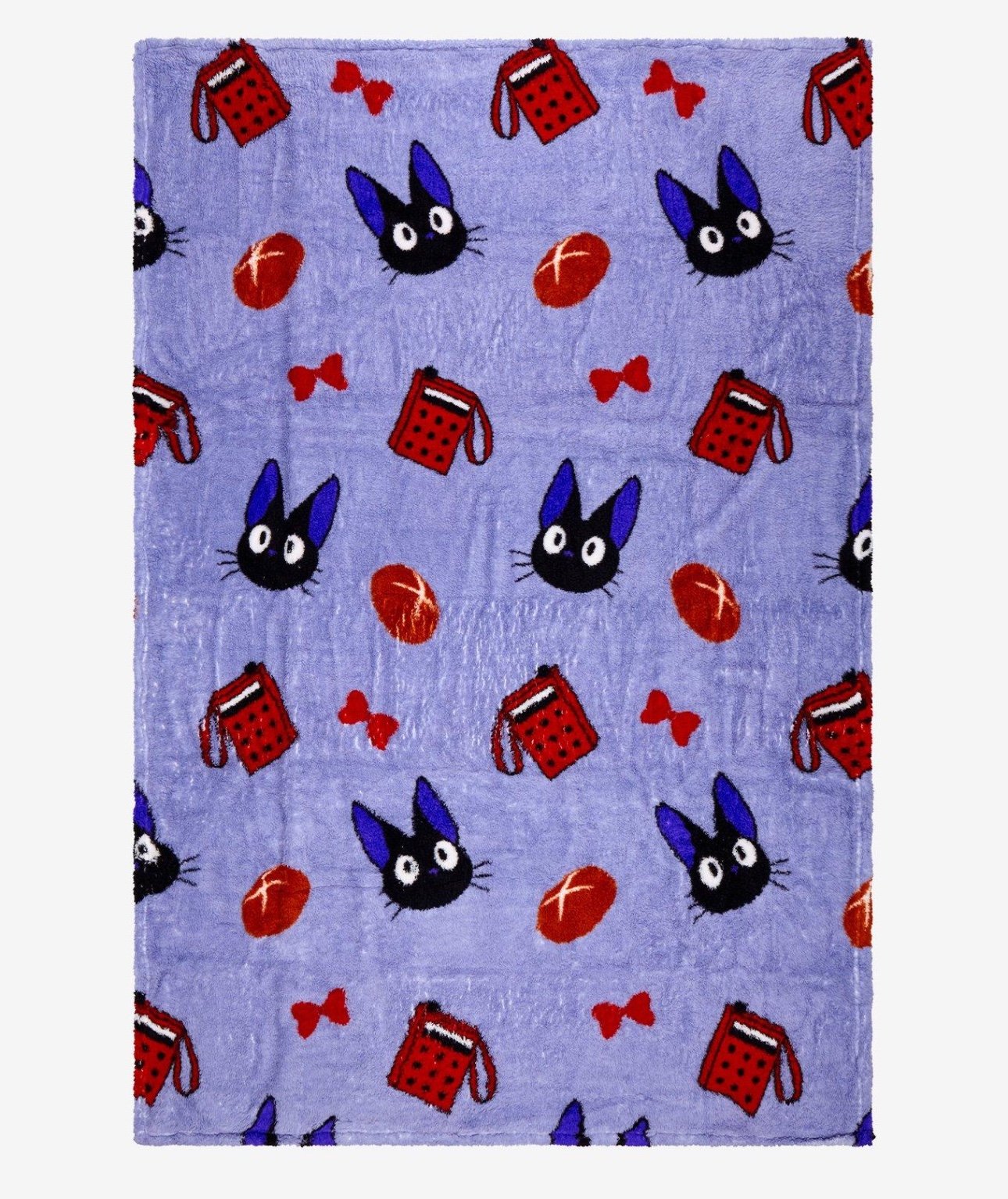 Studio Ghibli® Kiki's Delivery Service Jiji Icons Sherpa Throw Blanket