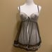 VS Gingham Plaid Tulle babydoll lingerie