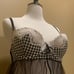 VS Gingham Plaid Tulle babydoll lingerie