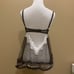 VS Gingham Plaid Tulle babydoll lingerie