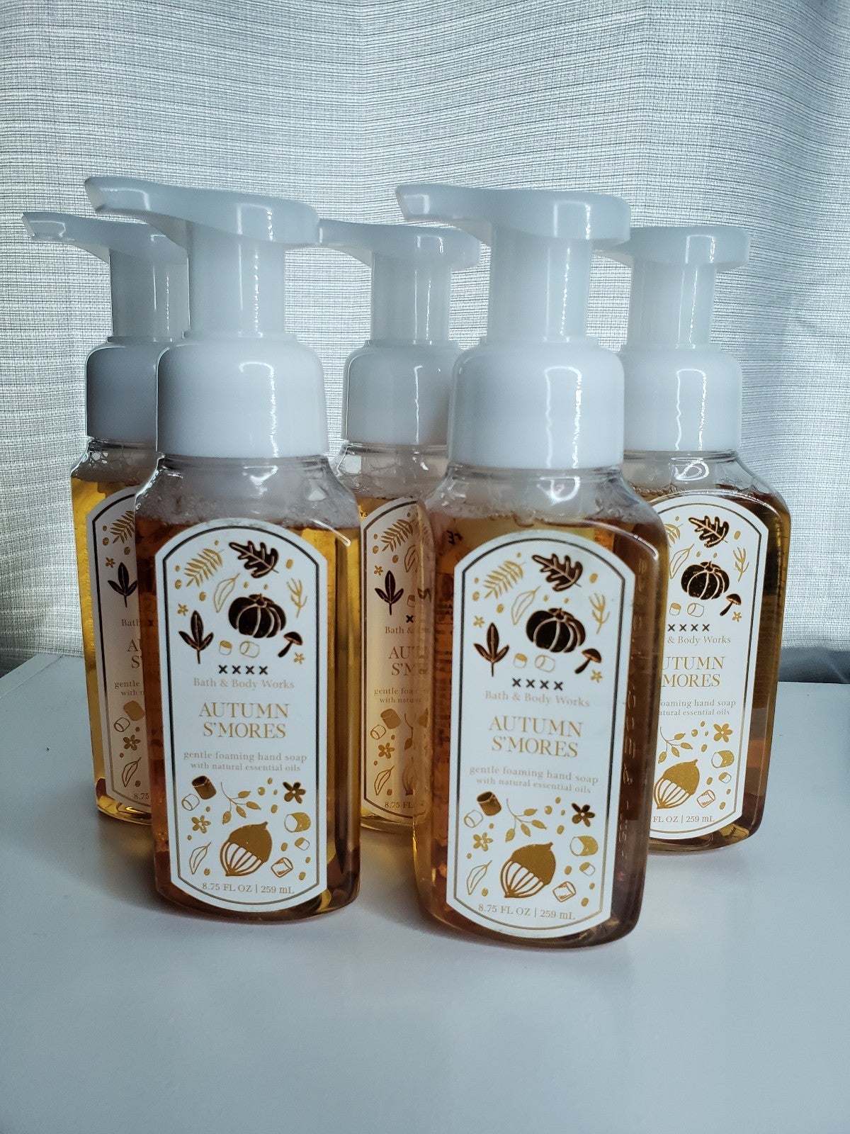 BBW AUTUMN S'MORES GENTLE FOAMING HAND SOAP X5