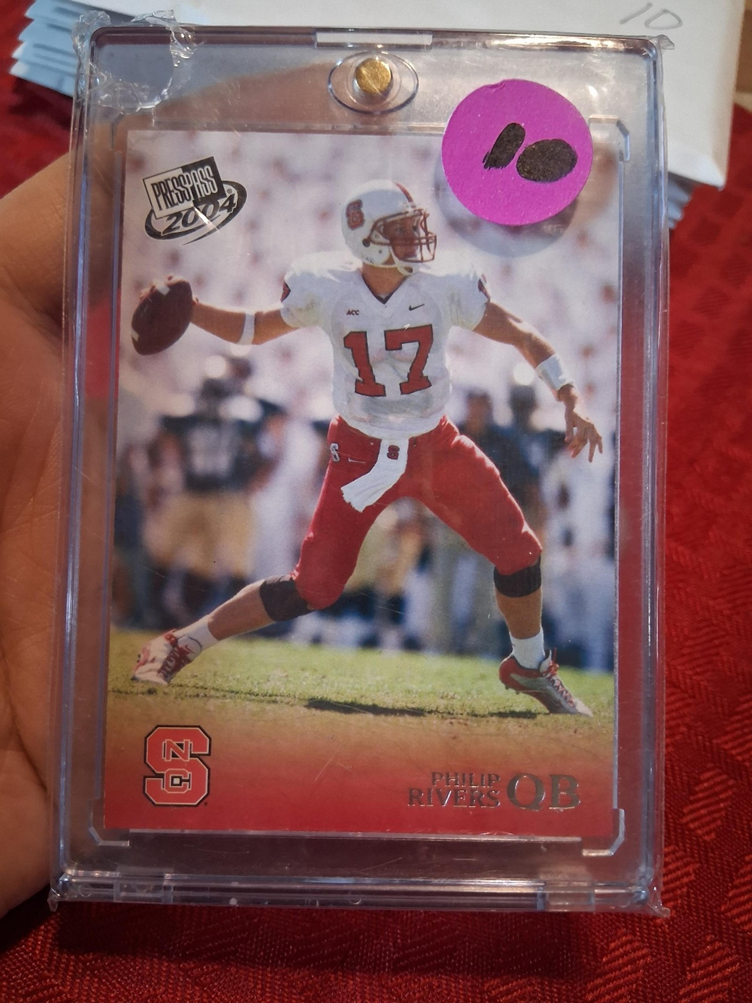 Philip Rivers RC press pass 2004 #8 (X-50).