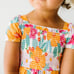 Little Sleepies Beachy Blooms Puff Sleeve Smocked Dress 3T NWT