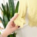 Free People Yellow Balloon Sleeve V-Neck Cotton Blend Cropped Cardigan Size XS