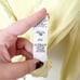 Free People Yellow Balloon Sleeve V-Neck Cotton Blend Cropped Cardigan Size XS