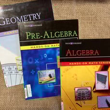 Lot of High school homeschool books