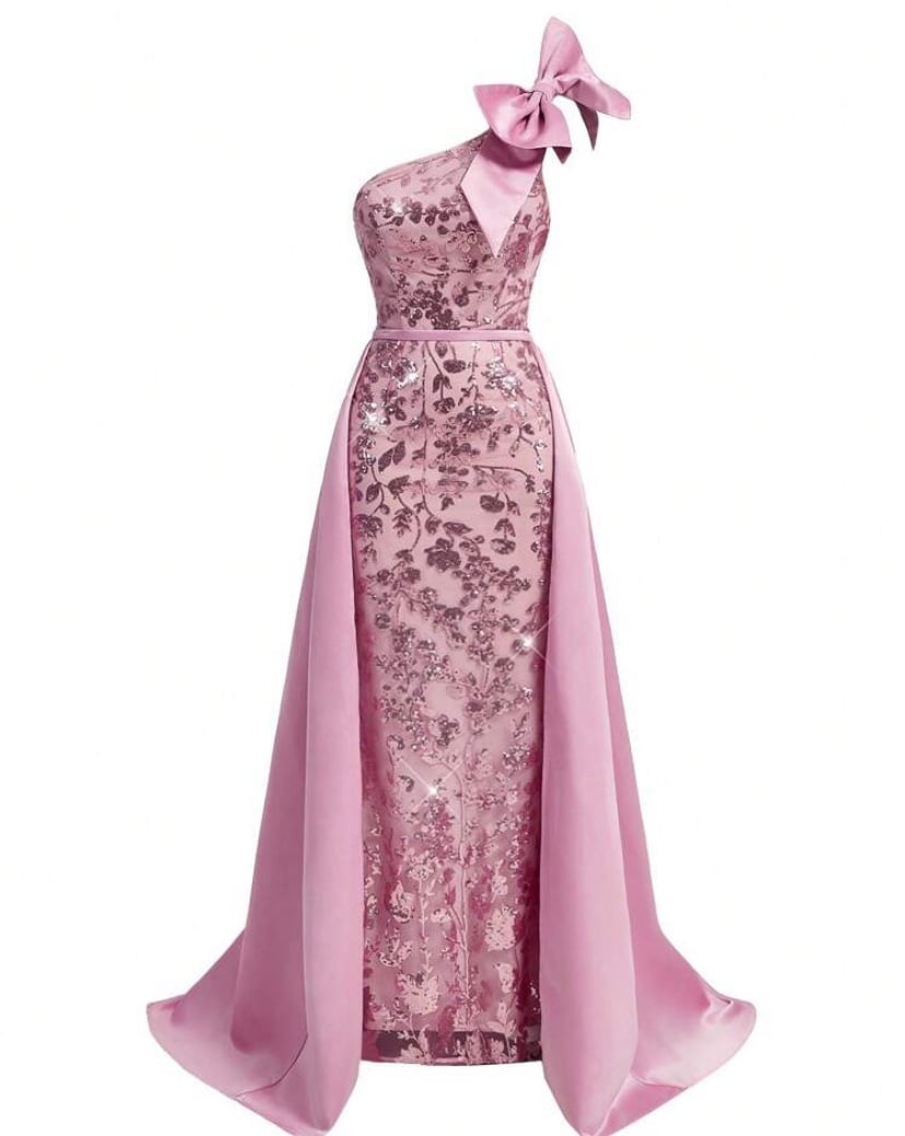Satin prom dress size Large in women’s