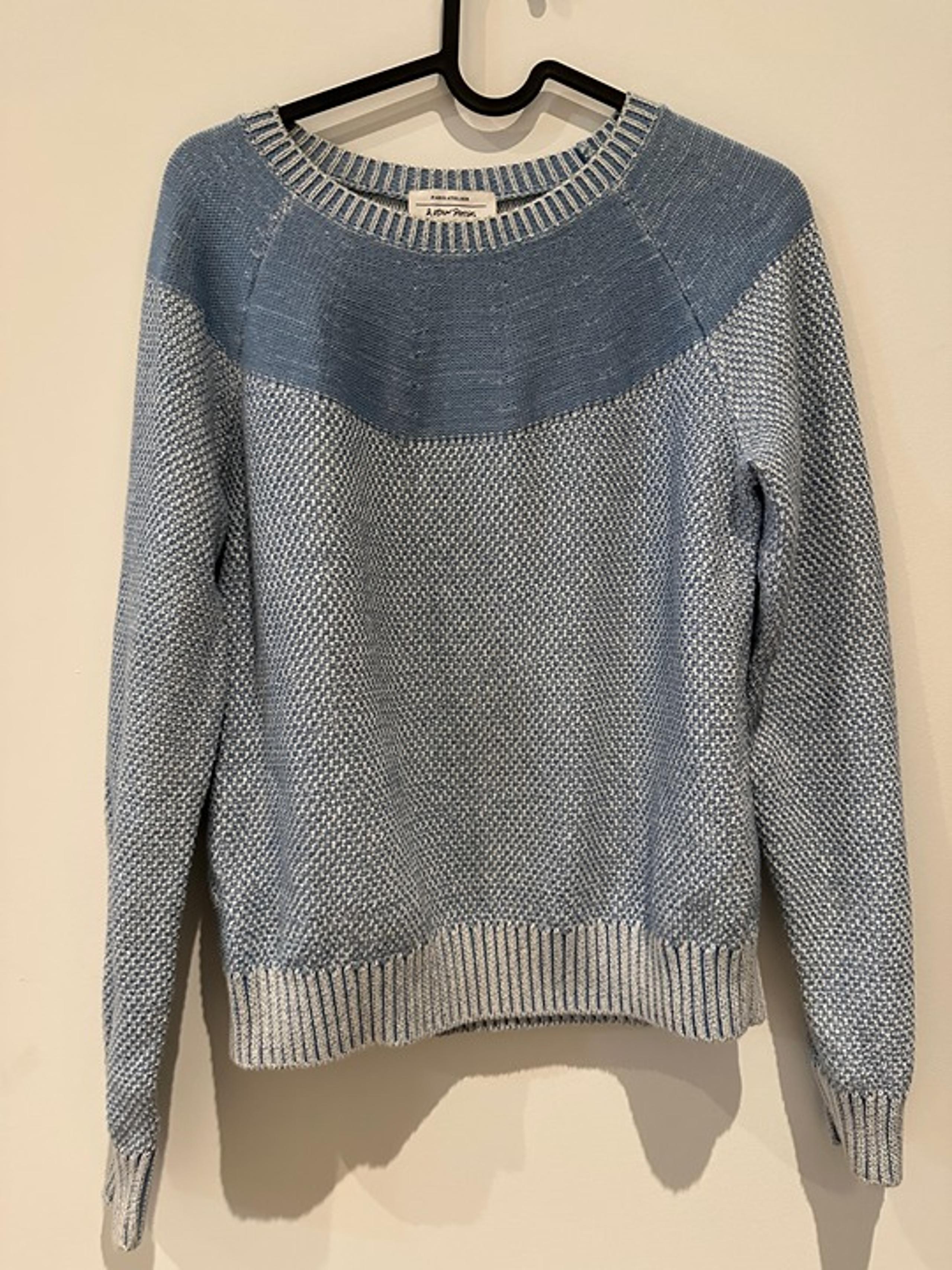 & Other Stories Paris Atelier Blue Knit Sweater