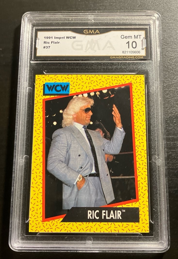 1991 Impel WCW Ric Flair #37 GMA Gem Mint 10