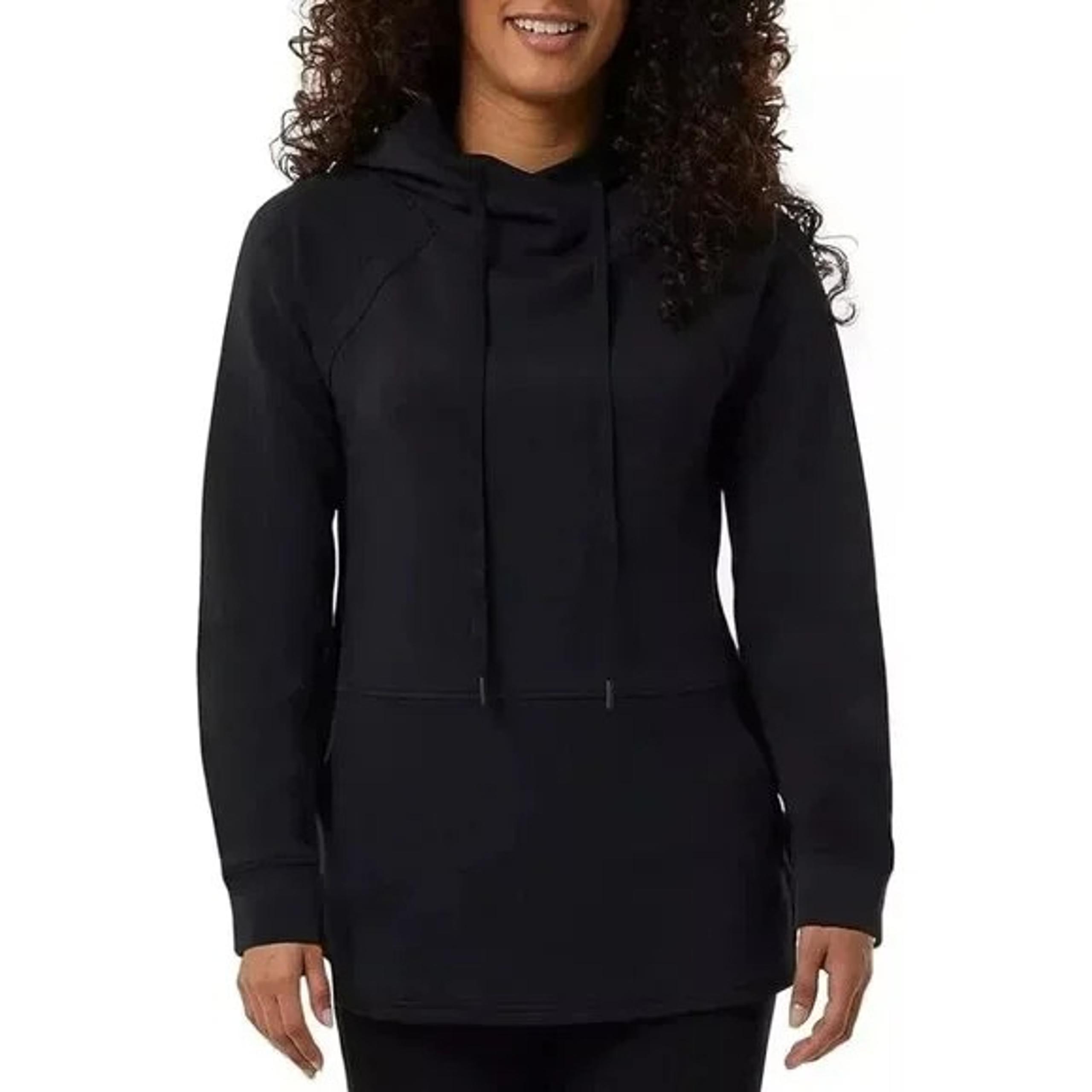 NWT 32 Degrees Women's Tech Midweight Pullover Hoodie Black Size M $45 3C604