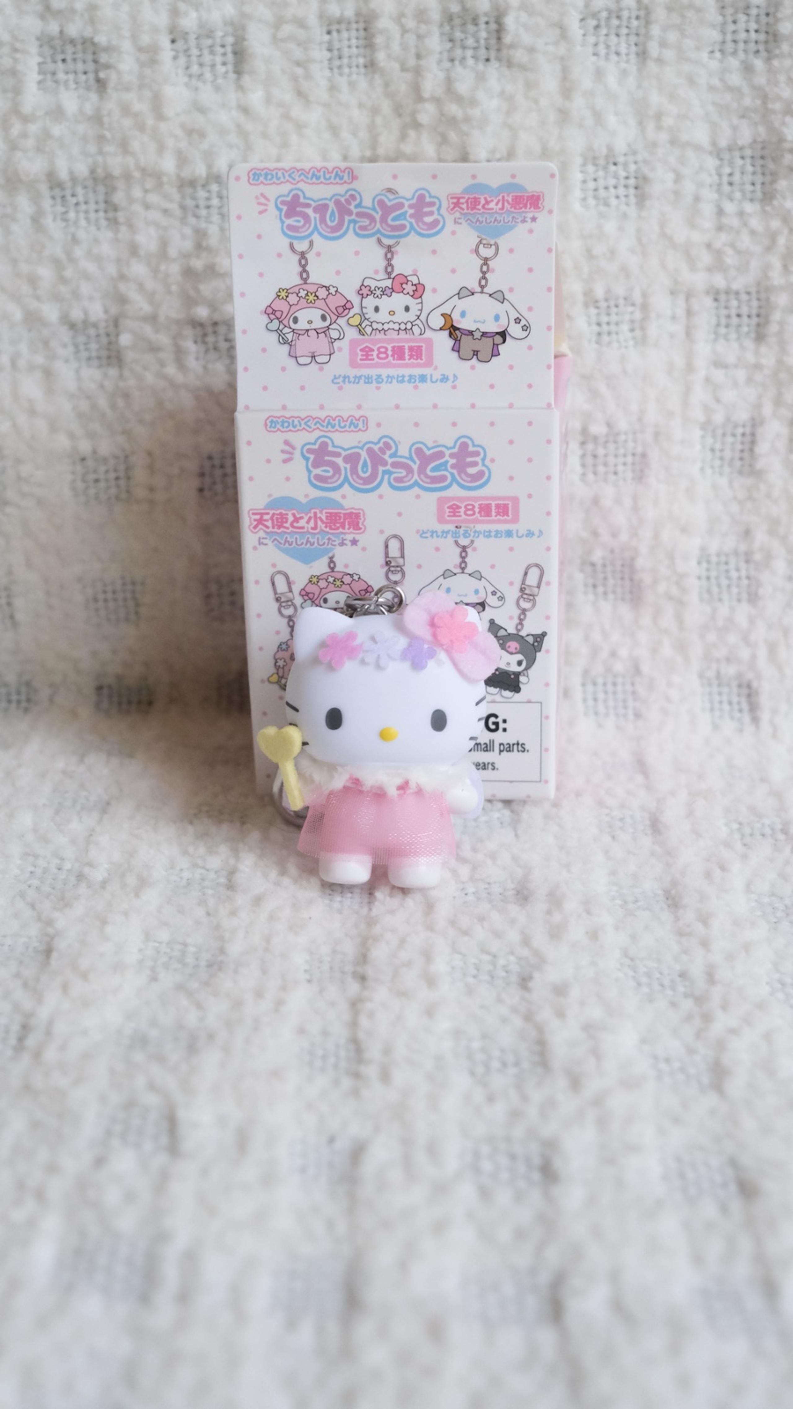 Sanrio Devil Angel Series Chibitomo Hello Kitty Angel Keychain