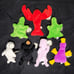 Lot of (7) Beanie Babies 4th Generation Tush / 4th Generation Hang 1993