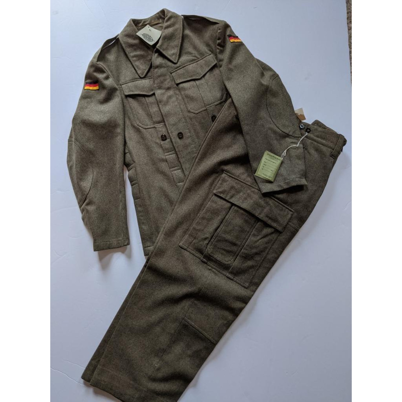 Dicovered By Banana Republic Sportra Arnstorf 1963 Military Wool 34 Uniform Vint