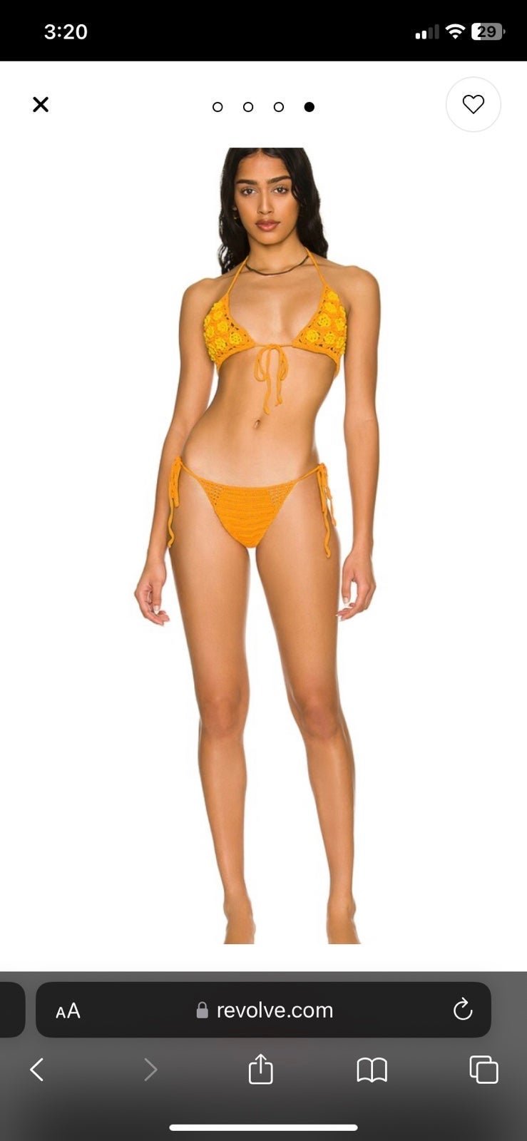 Cult Gaia Alicia Crochet Bikini