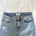 Pistola Distressed Light/Acid Washed Mom Straight Leg Baggy Jeans