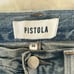 Pistola Distressed Light/Acid Washed Mom Straight Leg Baggy Jeans