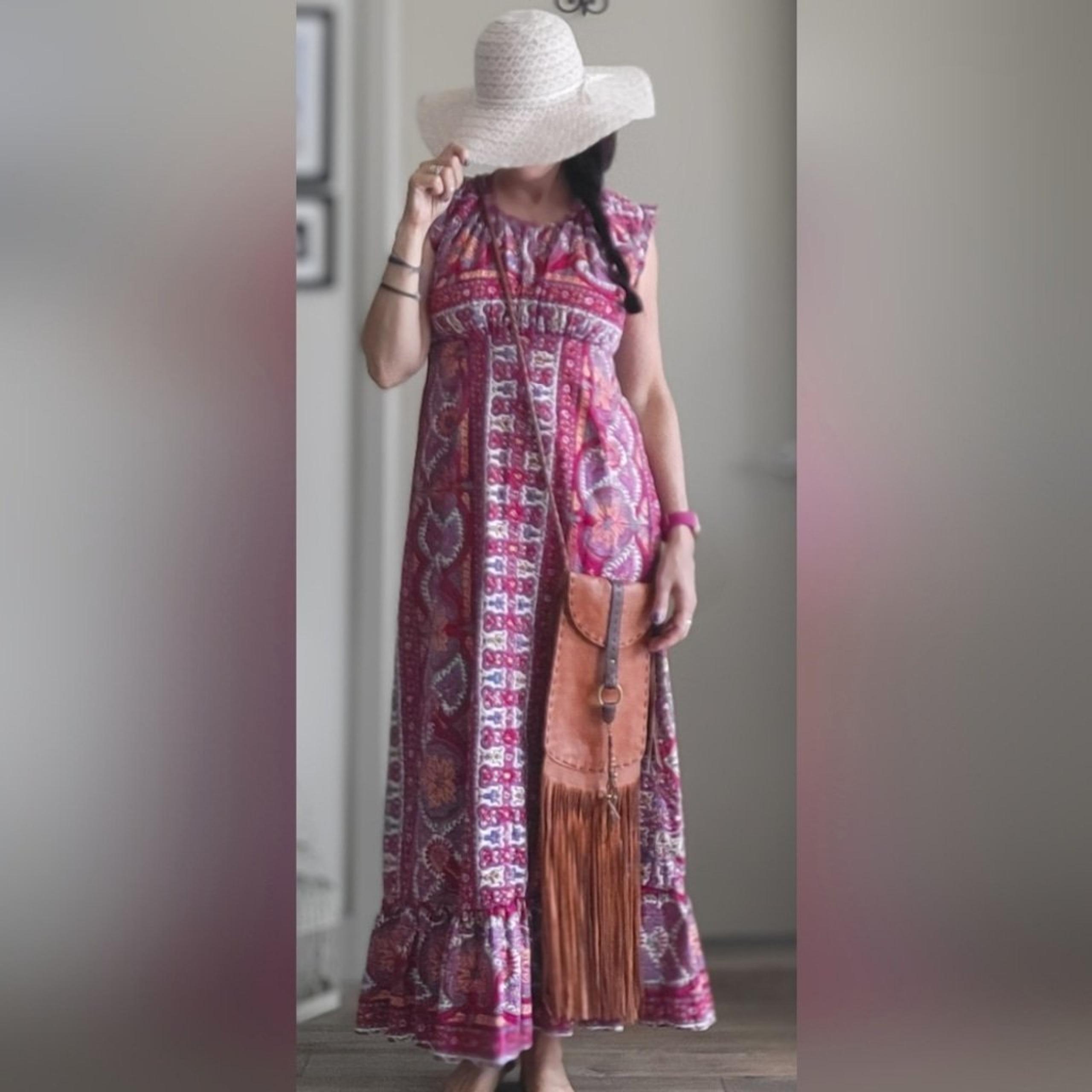 Vintage 70s bohemian sundress!