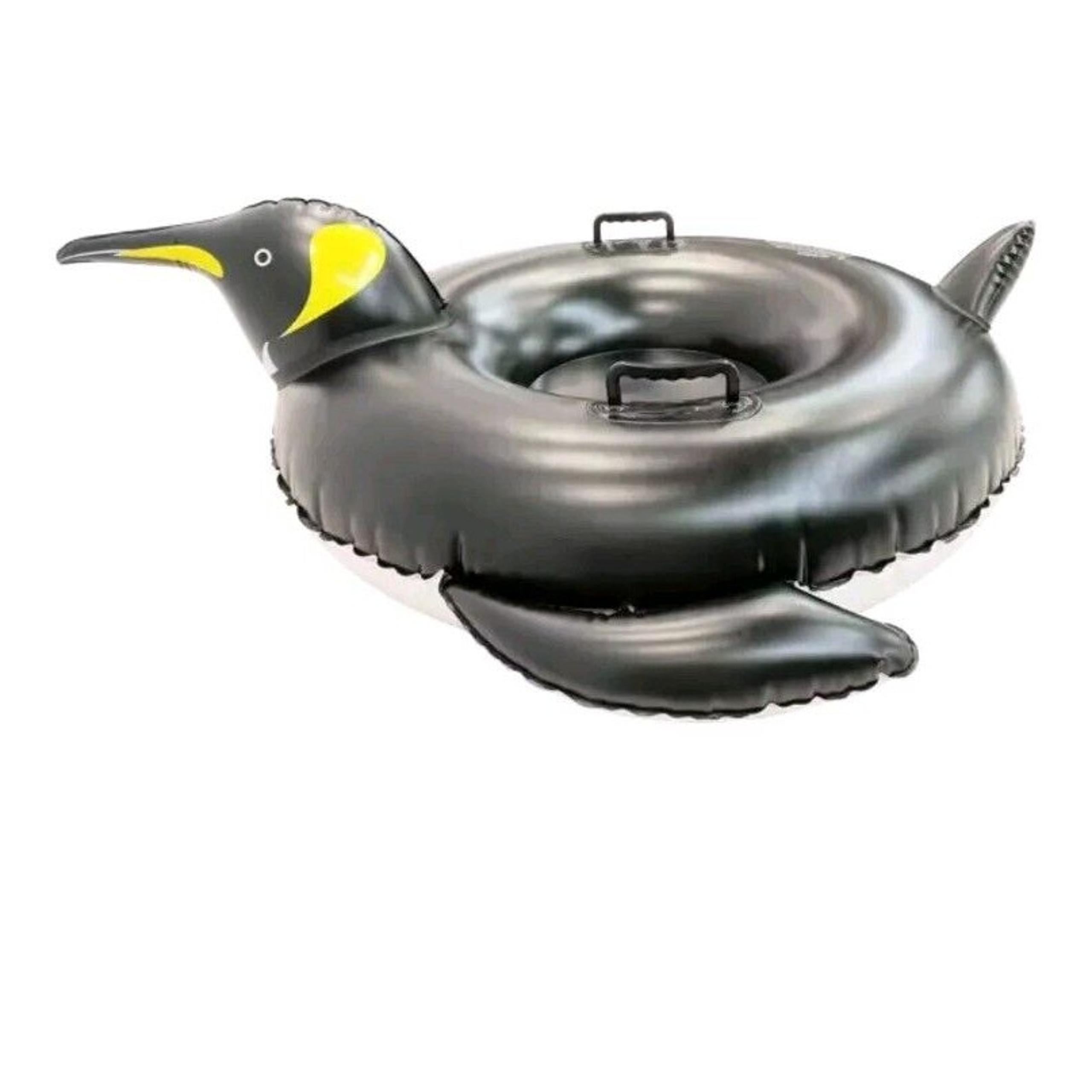 NEW SLED Snow Tube Penguin 45" In Snow Sled Floaty Tubing NEW Kids Sled Sledding