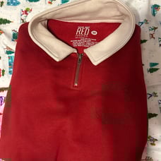 RED (TAYLOR'S VERSION) I REMEMBER IT ALL TOO WELL ZIP POLO~NWT~SIZE MEDIUM~