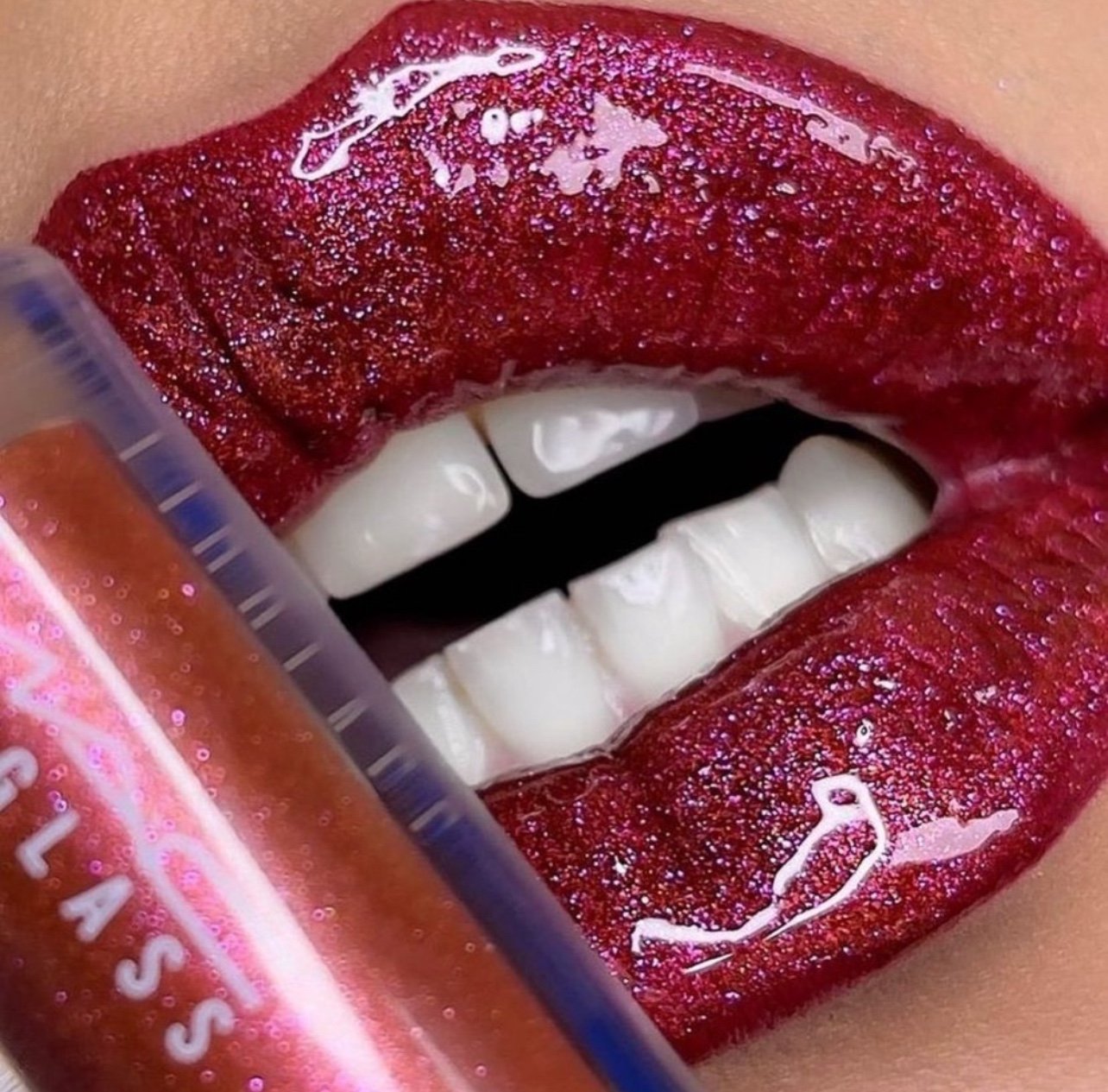 new MAC lipglass Jingle Jangle, discontinued.