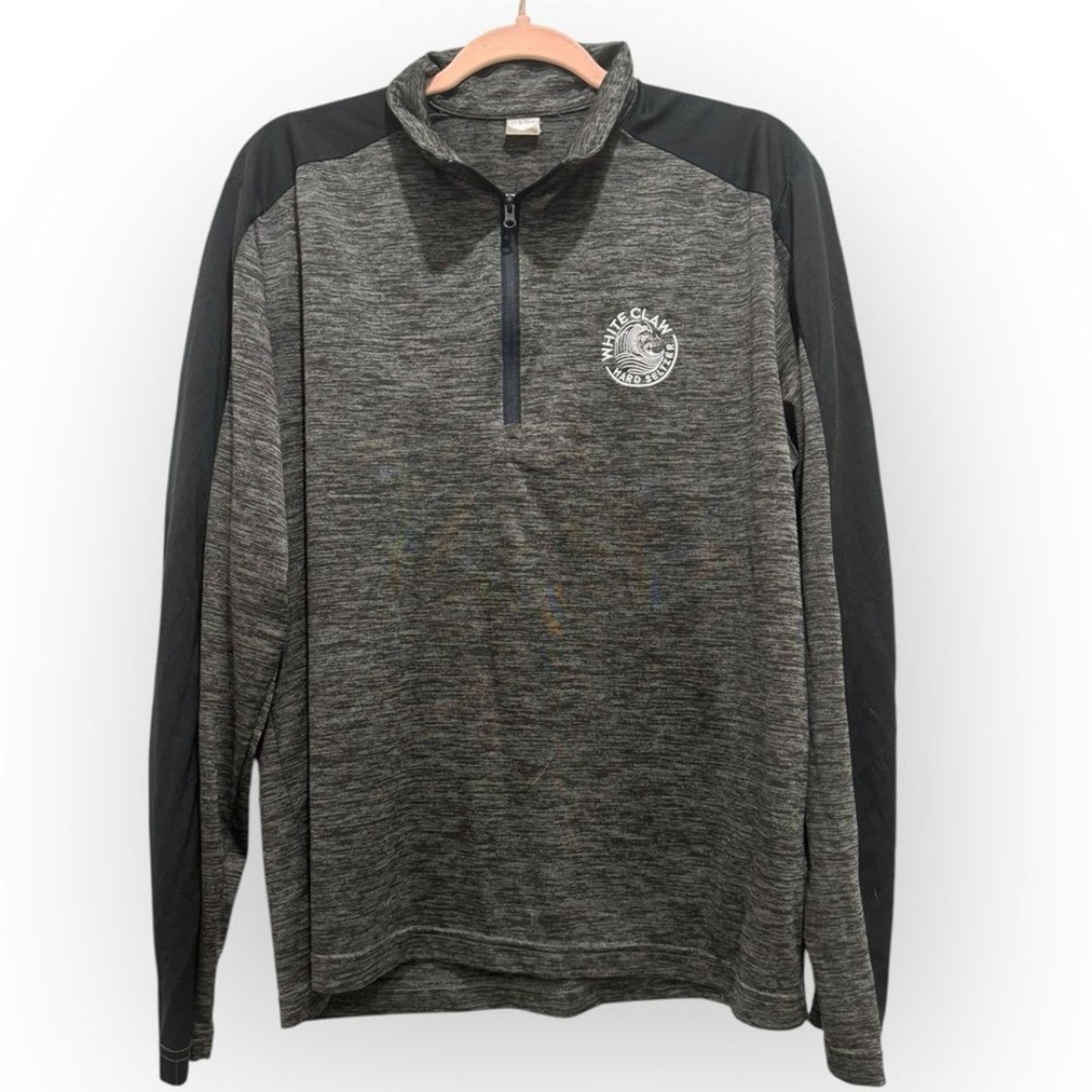 White Claw Sport-Tek Quarter-Zip Activewear Jacket - Size Large