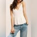 REFORMATION | NWT Sundra Peplum Camisole Strappy Cami Top - Gossamer Ivory - 6