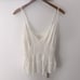 REFORMATION | NWT Sundra Peplum Camisole Strappy Cami Top - Gossamer Ivory - 6