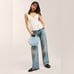 REFORMATION | NWT Sundra Peplum Camisole Strappy Cami Top - Gossamer Ivory - 6