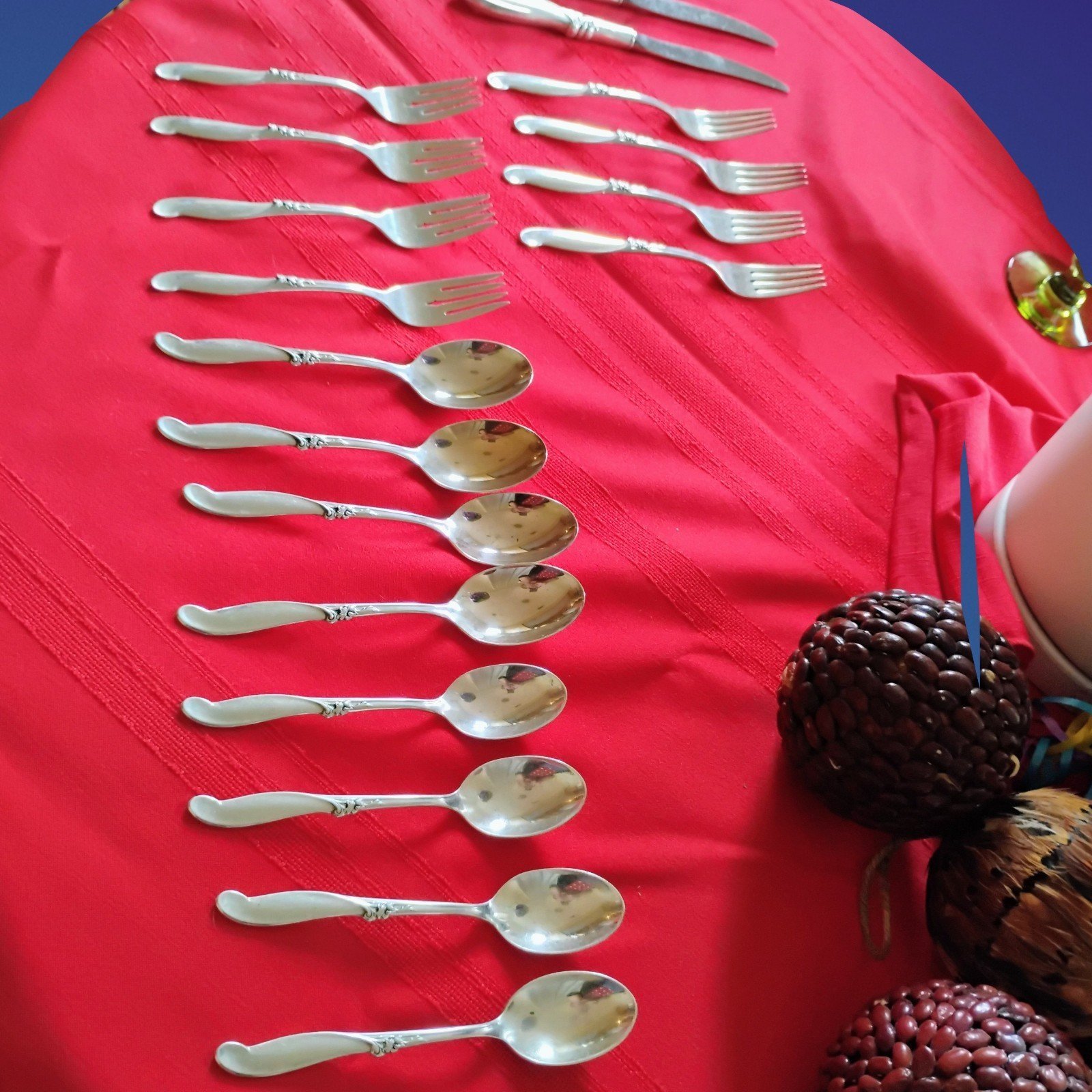International -Sterling Silver- Silver Melody. 20 pieces, (4) place settings.
