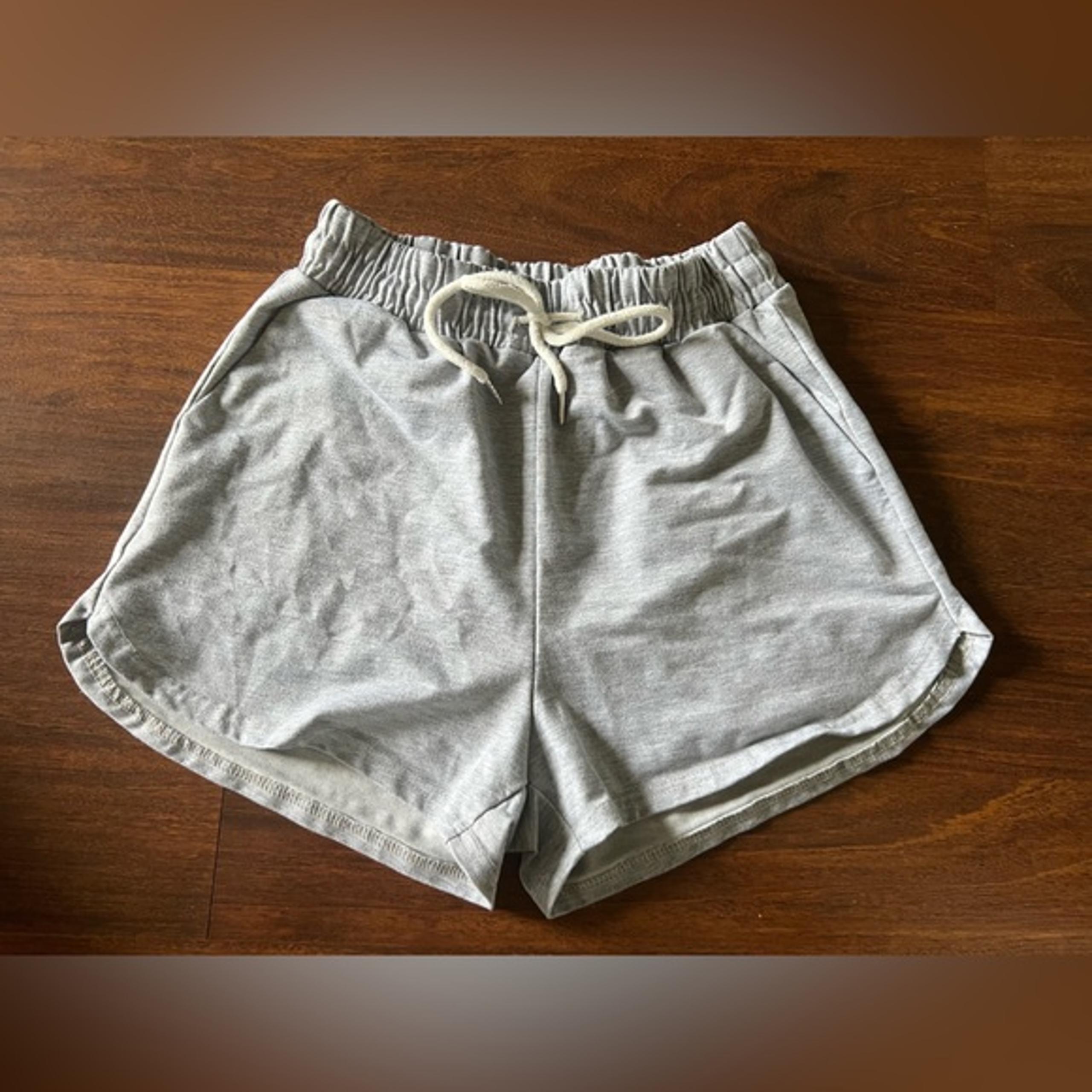 2/$10 SALE. Shein Gray Drawstring Lounge Shorts Size M