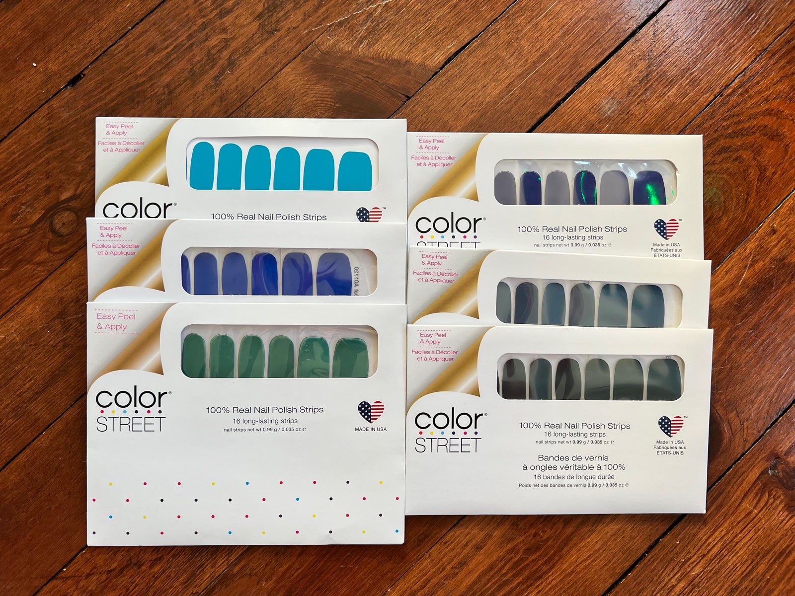 Color Street Bundle - Blues and Greens