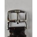 COACH Vintage Leather Blue/Gray & Beige Belt Chrome Buckle