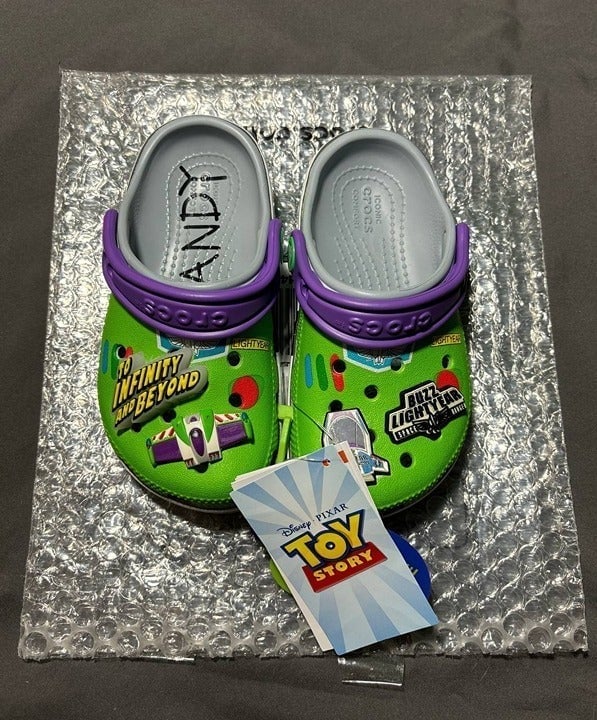 Crocs Toy Story Buzz Lightyear Classic Clog Toddler Size C10