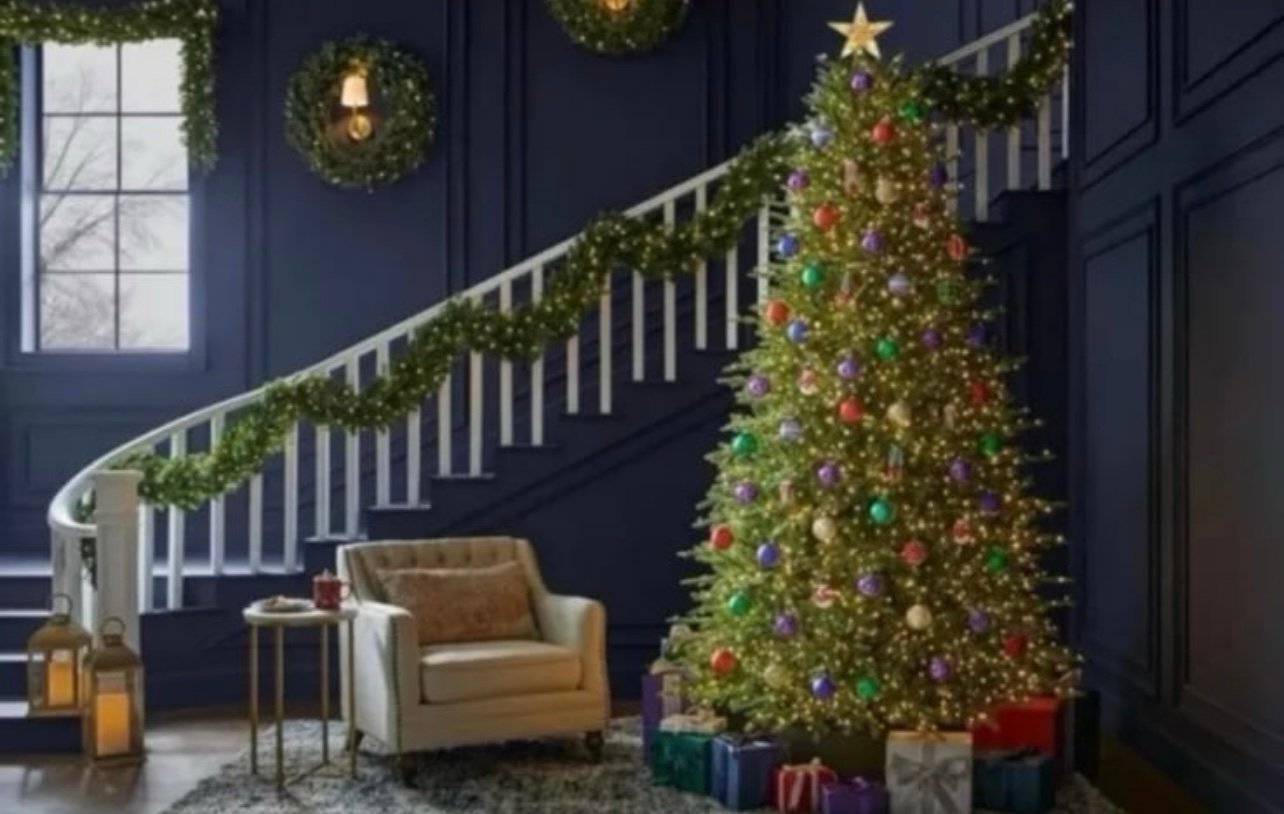 9 ft. Pre-Lit LED Grand Duchess Balsam Fir Artificial Christmas Tree