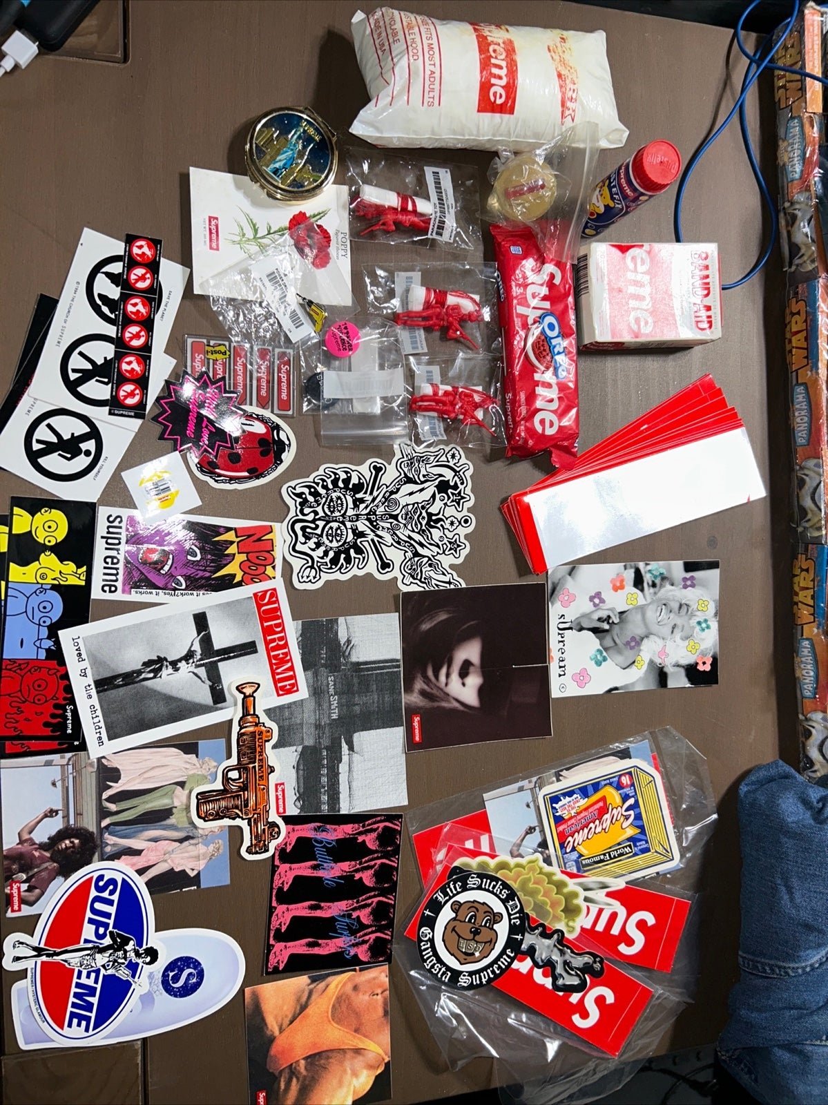 Supreme authentic stickers and store accessories 50+