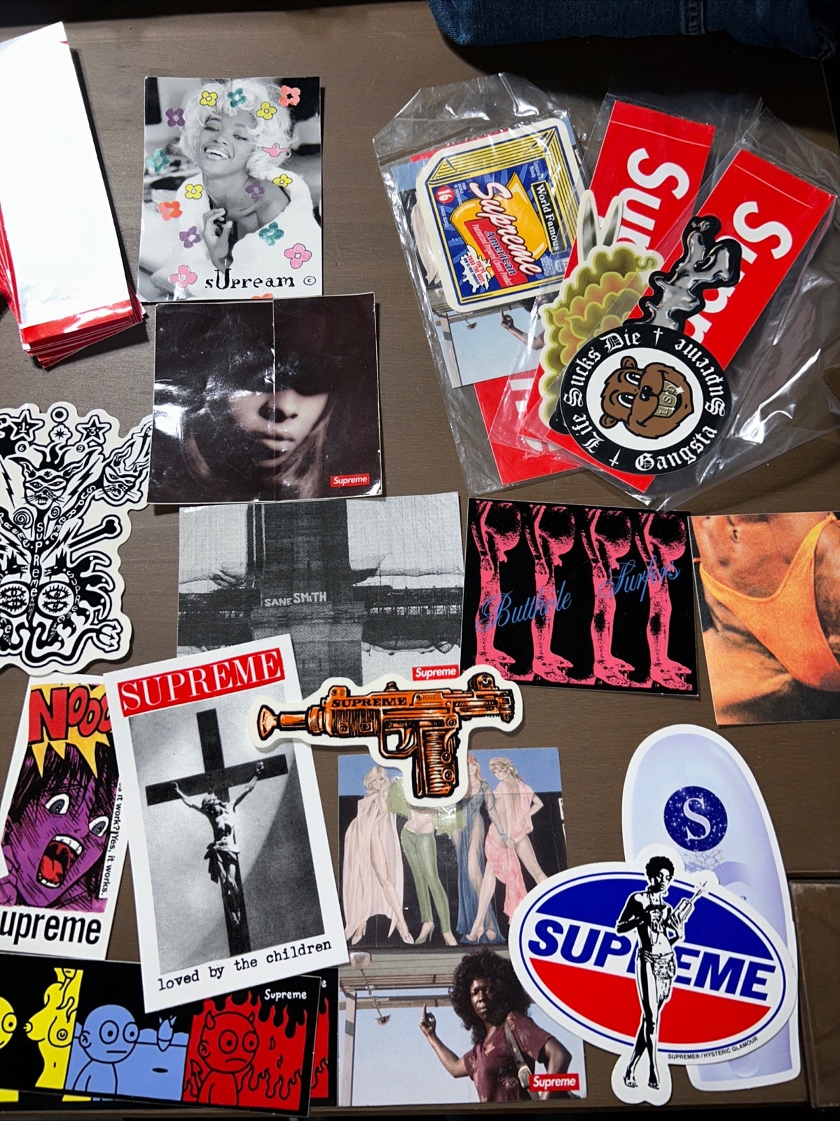 Supreme authentic stickers and store accessories 50+
