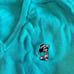 Gorgeous Light Teal Mickey Mouse V-neck Golf Sweater - Large