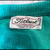 Gorgeous Light Teal Mickey Mouse V-neck Golf Sweater - Large