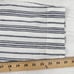 Madewell Linen Cotton Paperbag High Rise Tapered Pants Size 4 White Blue Stripe
