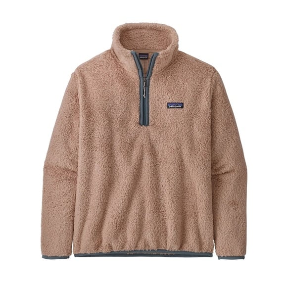 Patagonia Los Gatos 1/4 Zip Fleece Pullover in Tan Size Small