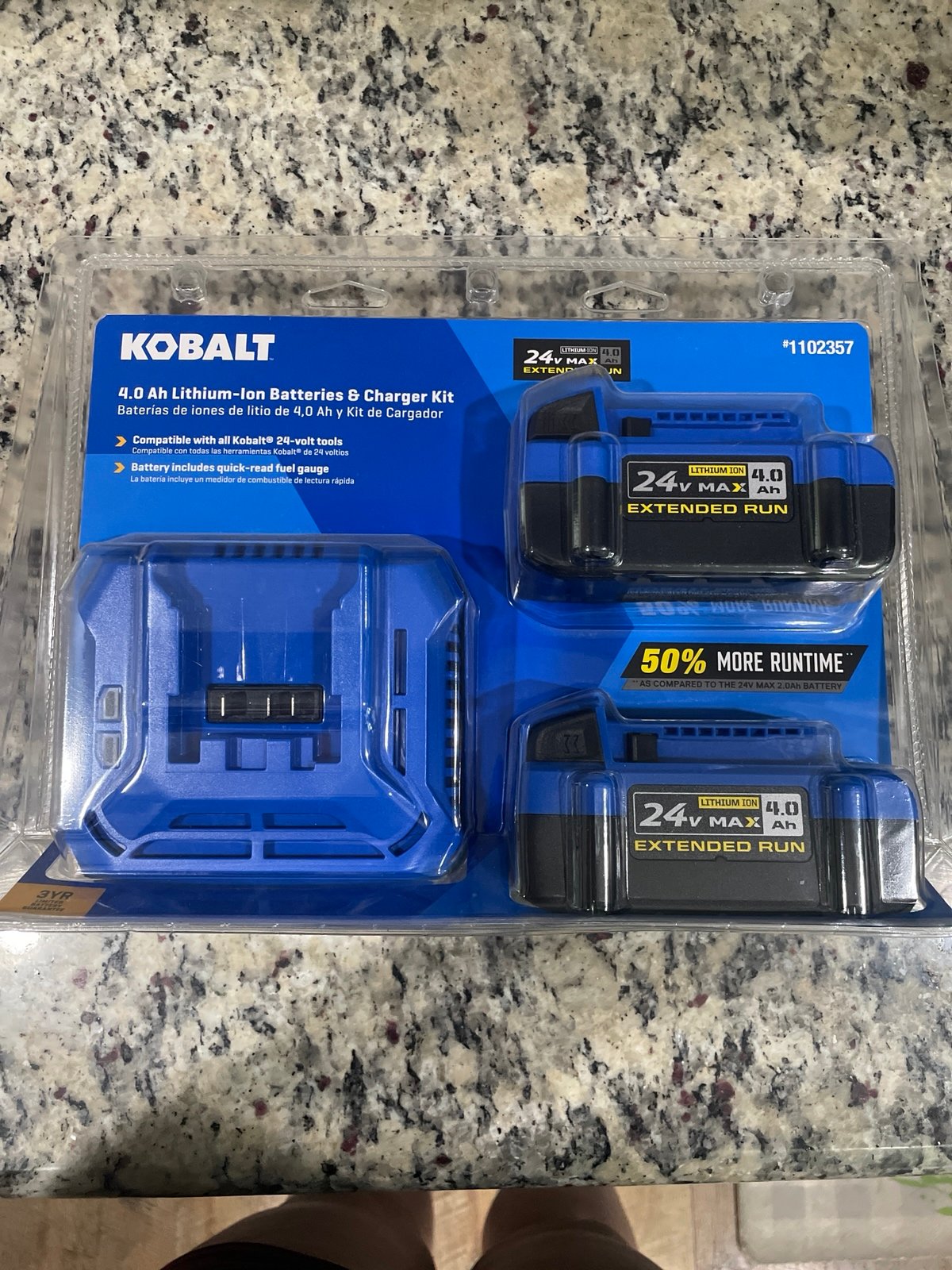Kobalt 4.0 Lithium-Ion Batteries & Charger Kit