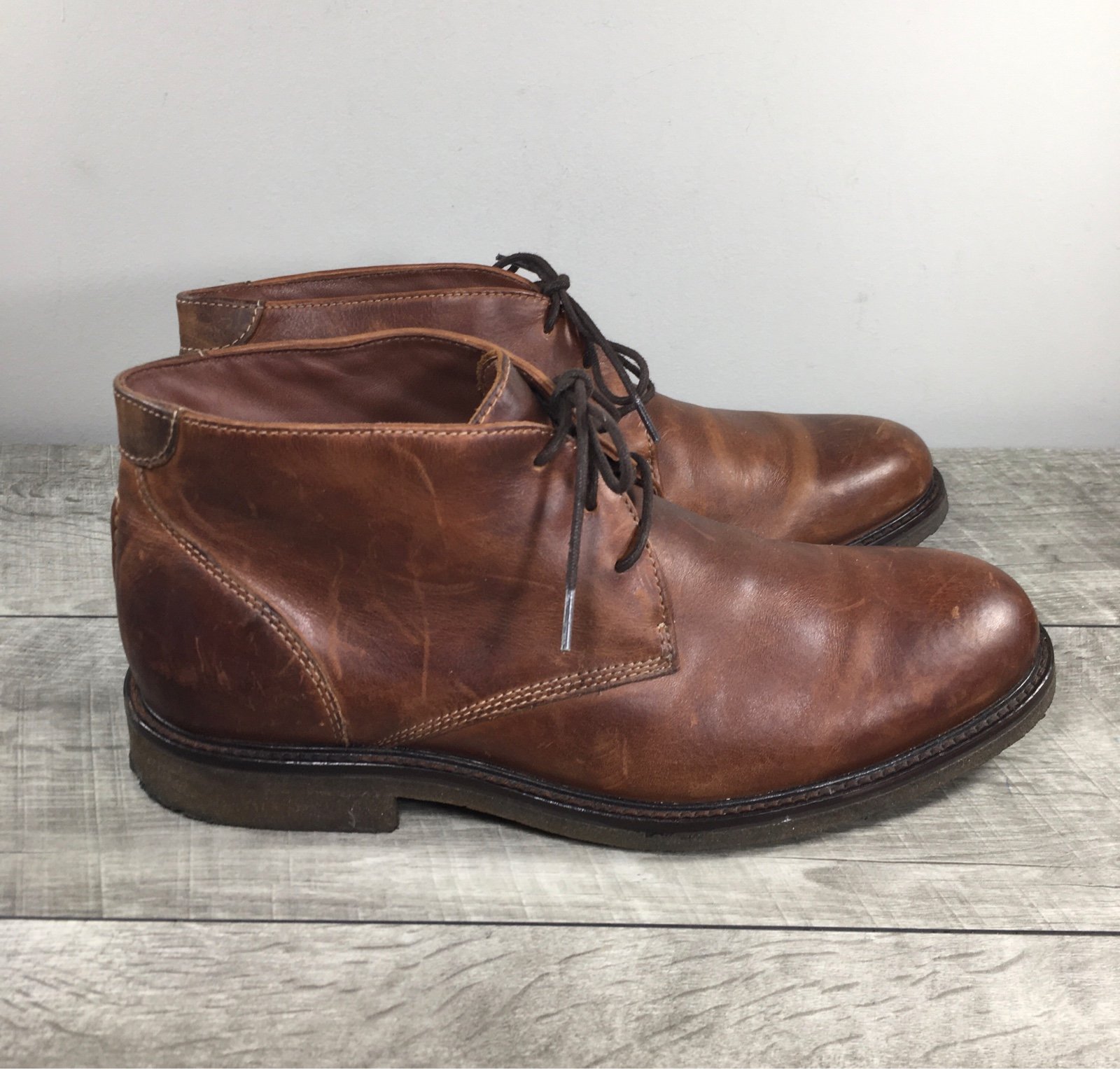 Johnston & Murphy Copeland Chukka 25-2022 Men's Leather Sheepskin Men’s Boots 10