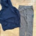 Tommy Bahama boys kids 3 piece Ski set tee shirt joggers zip jacket
