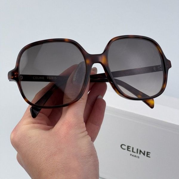 Celine CL40244U 52F CELINE THIN BRAND NEW Sunglasses Havana Gradient Women