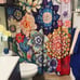72 x 72 Boho Floral Shower Curtain w/ Hooks Paisley Fancy Bohemian Colorful
